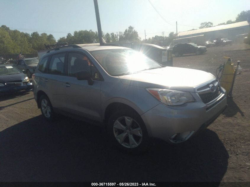 2016 SUBARU FORESTER 2.5I - JF2SJABC0GH421863