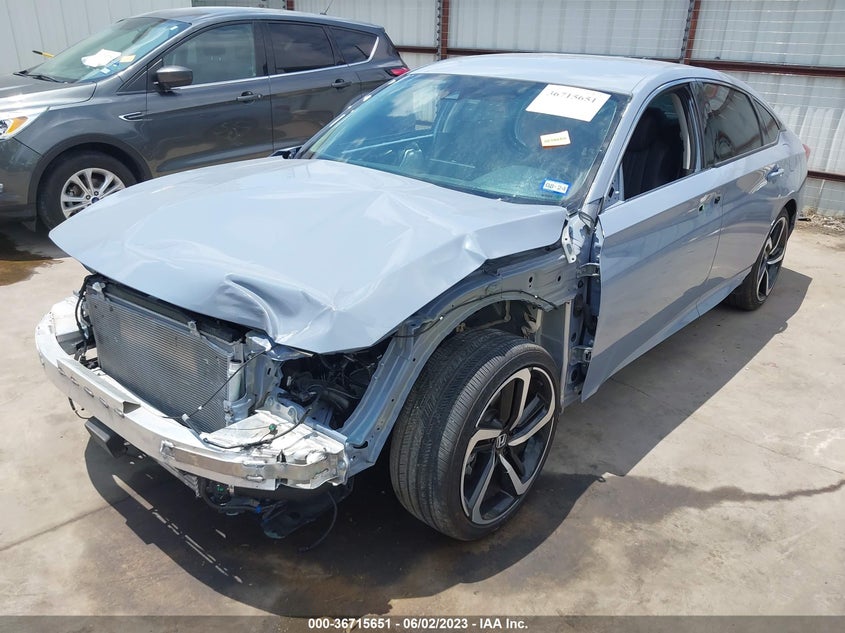 VIN 1HGCV1F48NA071853 2022 HONDA ACCORD SEDAN SPORT SE