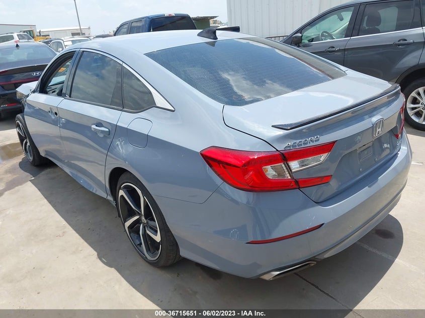 VIN 1HGCV1F48NA071853 2022 HONDA ACCORD SEDAN SPORT SE