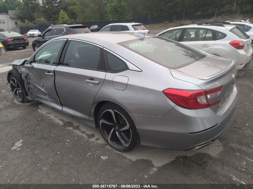 2020 HONDA ACCORD SEDAN SPORT - 1HGCV1F37LA054613