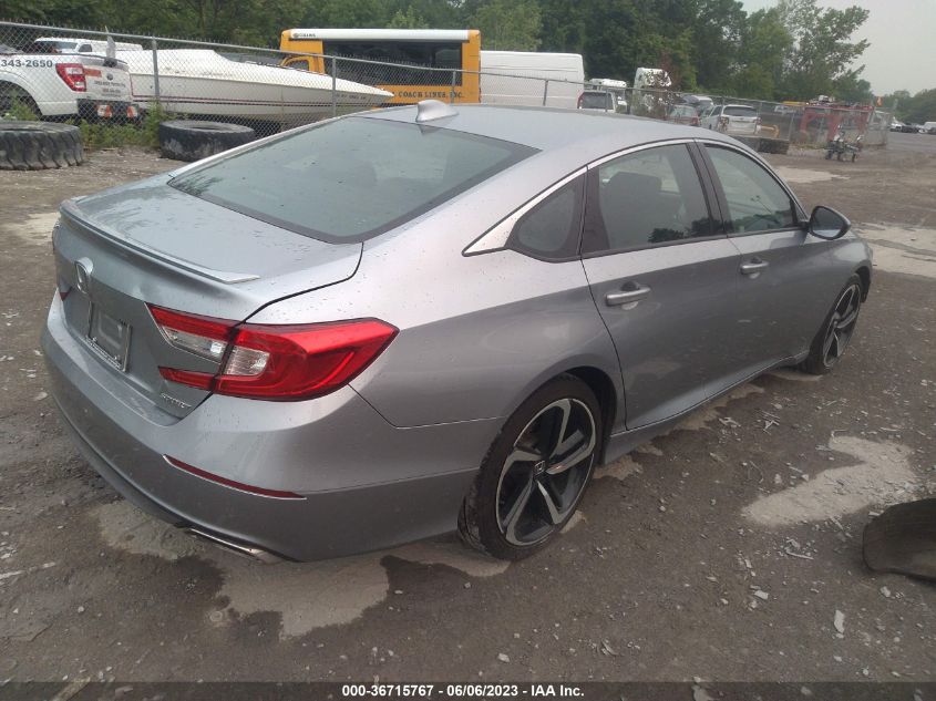 2020 HONDA ACCORD SEDAN SPORT - 1HGCV1F37LA054613