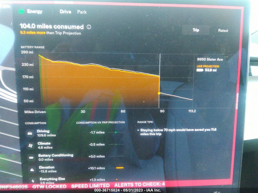 2022 TESLA MODEL X PLAID - 7SAXCBE69NF346025