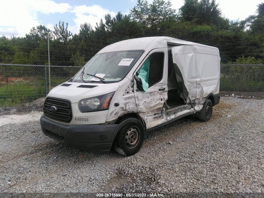 VIN 1FTYE2CM2JKA10887 2018 FORD TRANSIT VAN