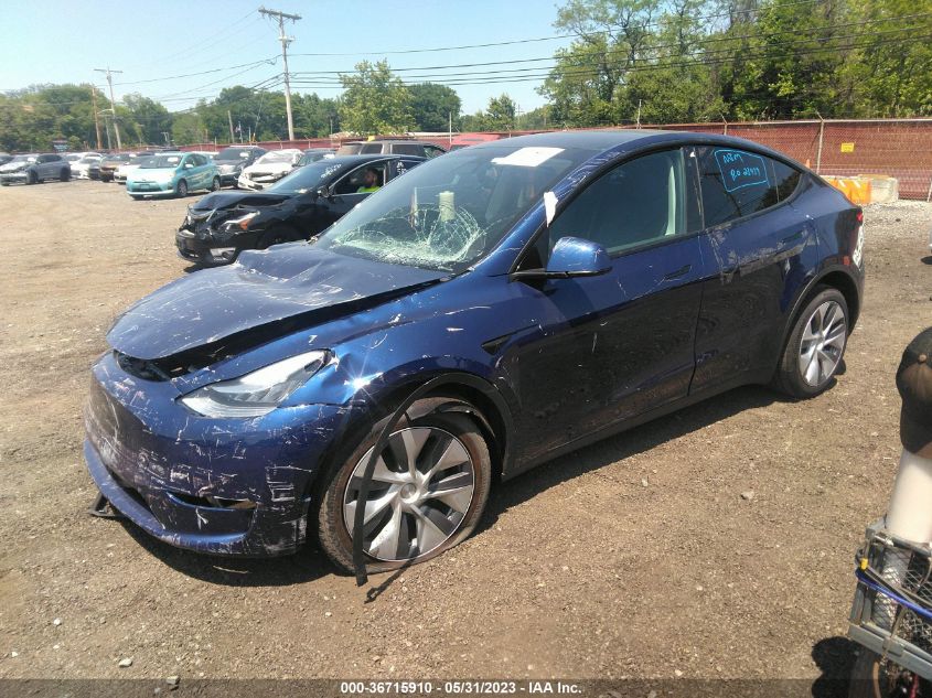 2023 TESLA MODEL Y LONG RANGE - 7SAYGDEE5PA068204