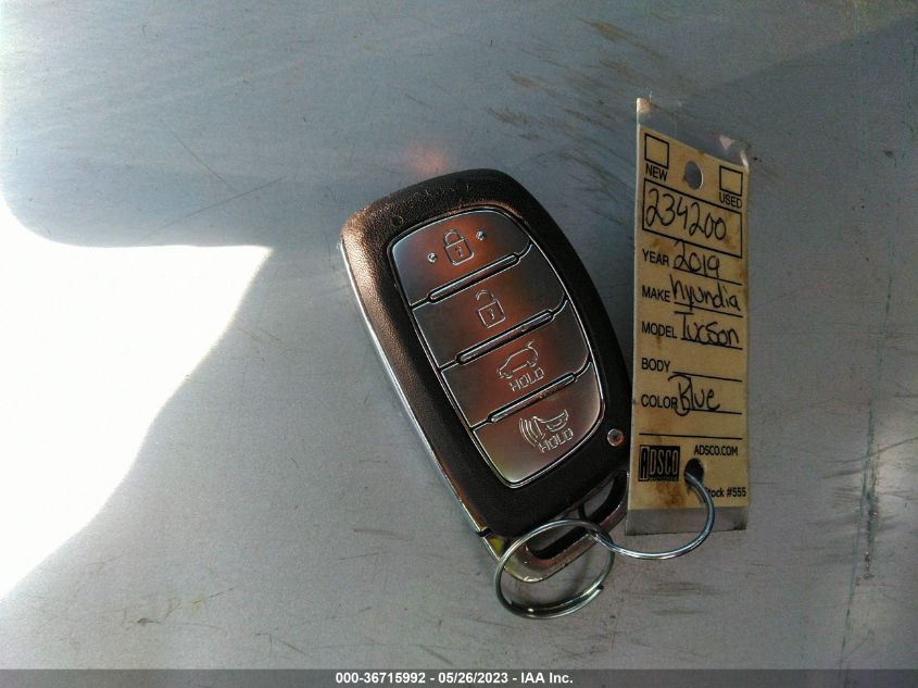2019 HYUNDAI TUCSON VALUE - KM8J33A43KU939536