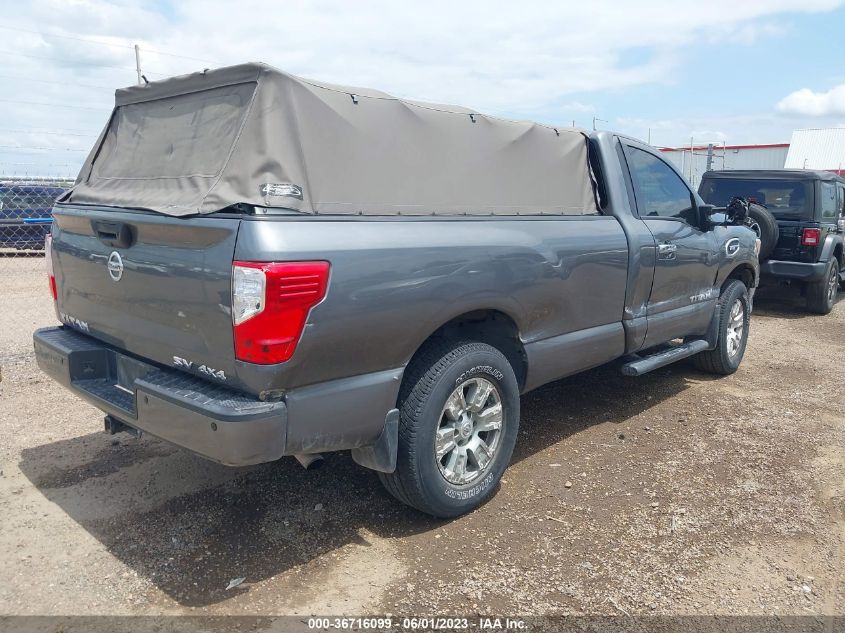 2017 NISSAN TITAN SV - 1N6AA1R87HN522829