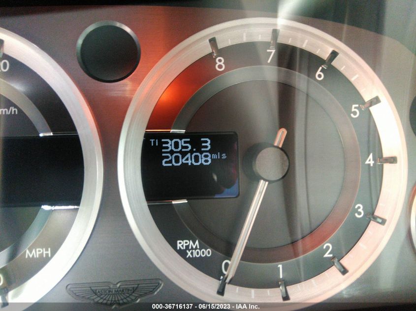 2013 ASTON MARTIN V8 VANTAGE SCFEKBAK3DGC17281