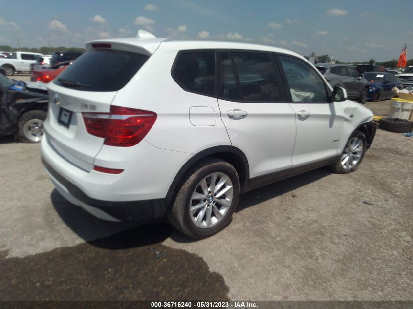 2015 BMW X3 SDRIVE28I - 5UXWZ7C55F0M83170