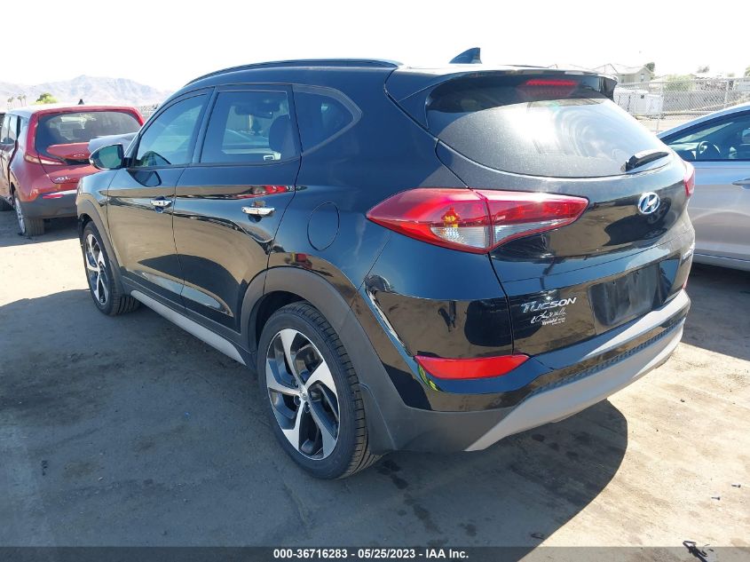 2018 HYUNDAI TUCSON LIMITED - KM8J33A21JU721155