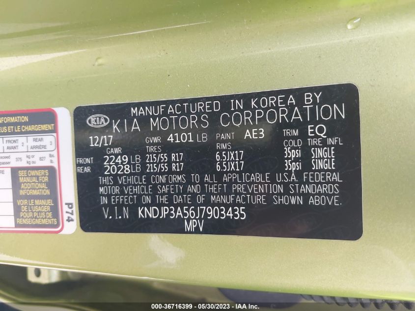 2018 KIA SOUL + - KNDJP3A56J7903435