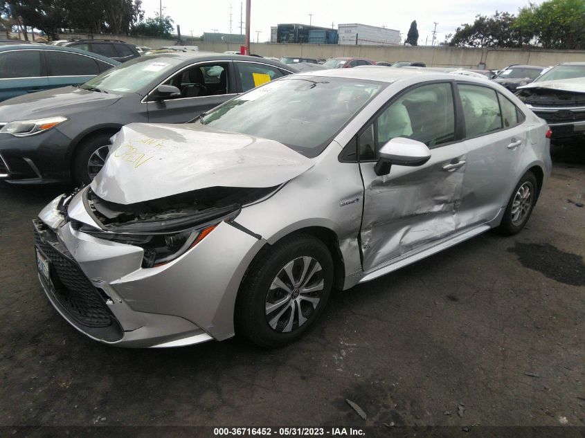 2021 TOYOTA COROLLA HYBRID LE - JTDEAMDE4MJ013964