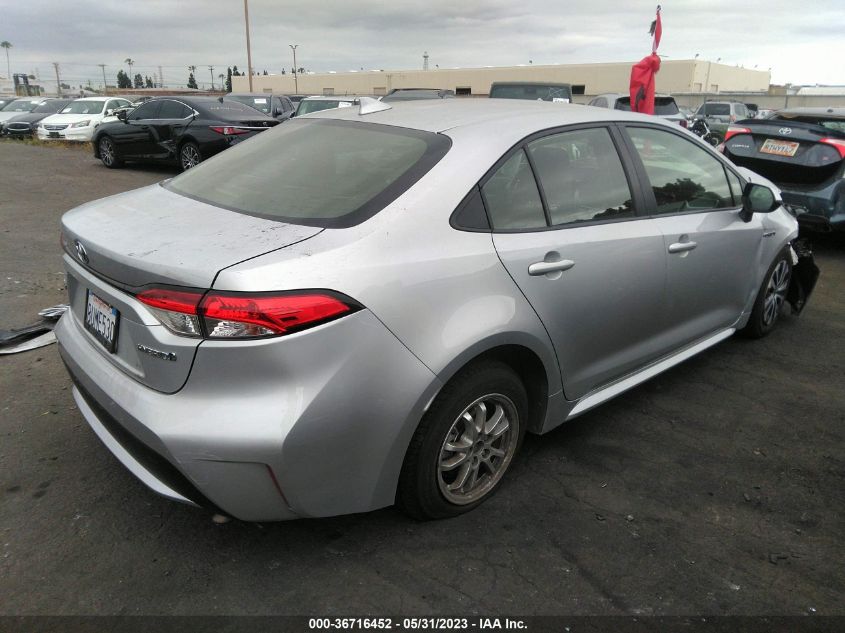 2021 TOYOTA COROLLA HYBRID LE - JTDEAMDE4MJ013964