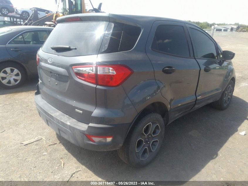 2020 FORD ECOSPORT S - MAJ3S2FE1LC392291