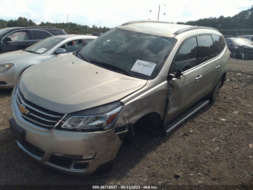 2015 CHEVROLET TRAVERSE LT - 1GNKRHKD2FJ166141