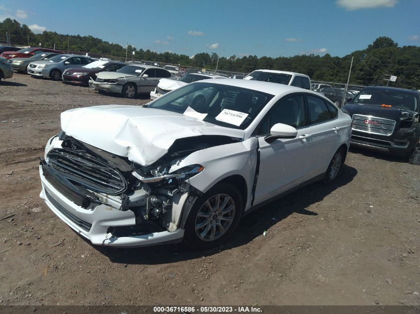 2016 FORD FUSION S - 3FA6P0G7XGR227043