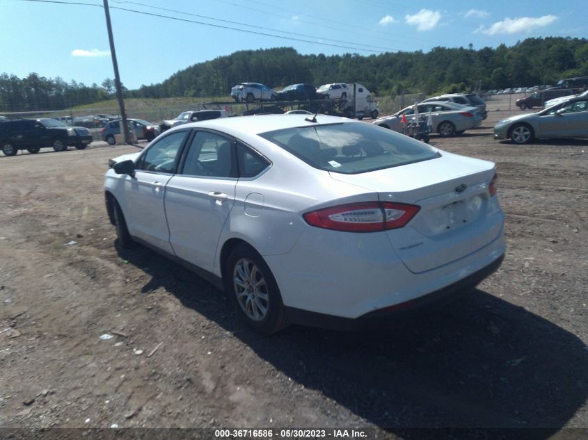 2016 FORD FUSION S - 3FA6P0G7XGR227043