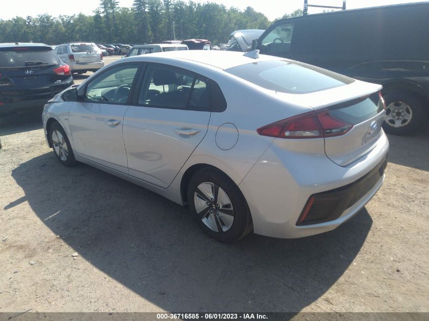 2018 HYUNDAI IONIQ HYBRID BLUE - KMHC65LC5JU102172