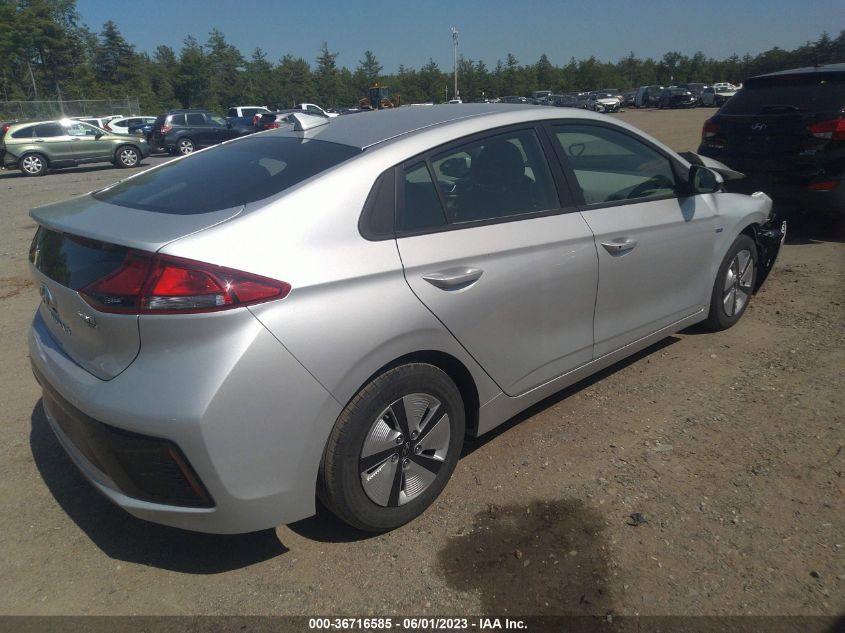 2018 HYUNDAI IONIQ HYBRID BLUE - KMHC65LC5JU102172