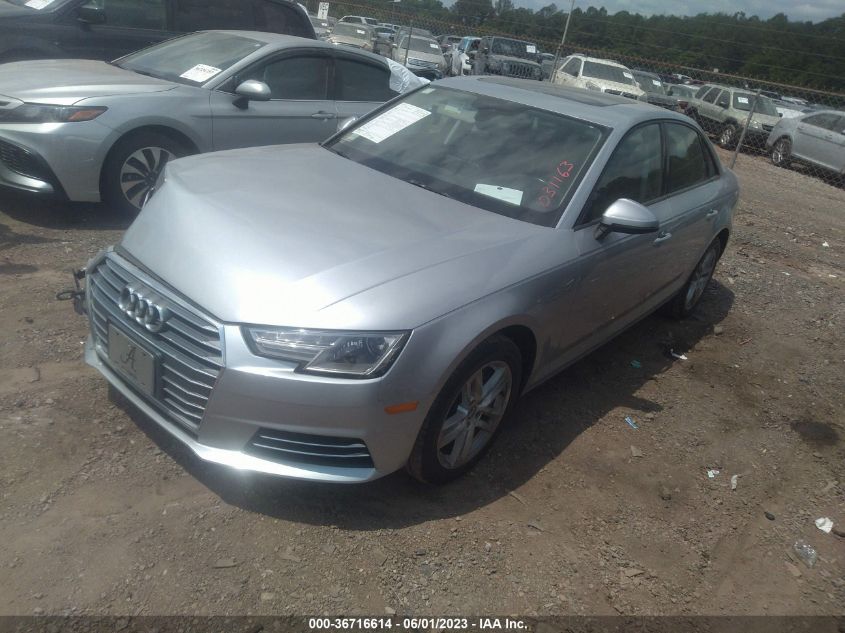 2017 AUDI A4 PREMIUM - WAUANAF43HN031163