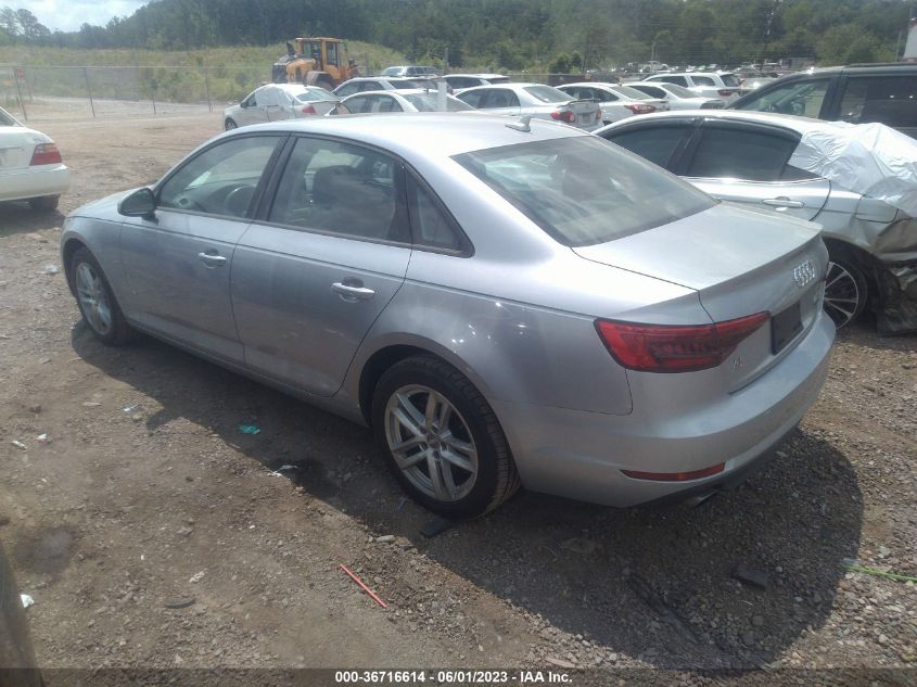2017 AUDI A4 PREMIUM - WAUANAF43HN031163
