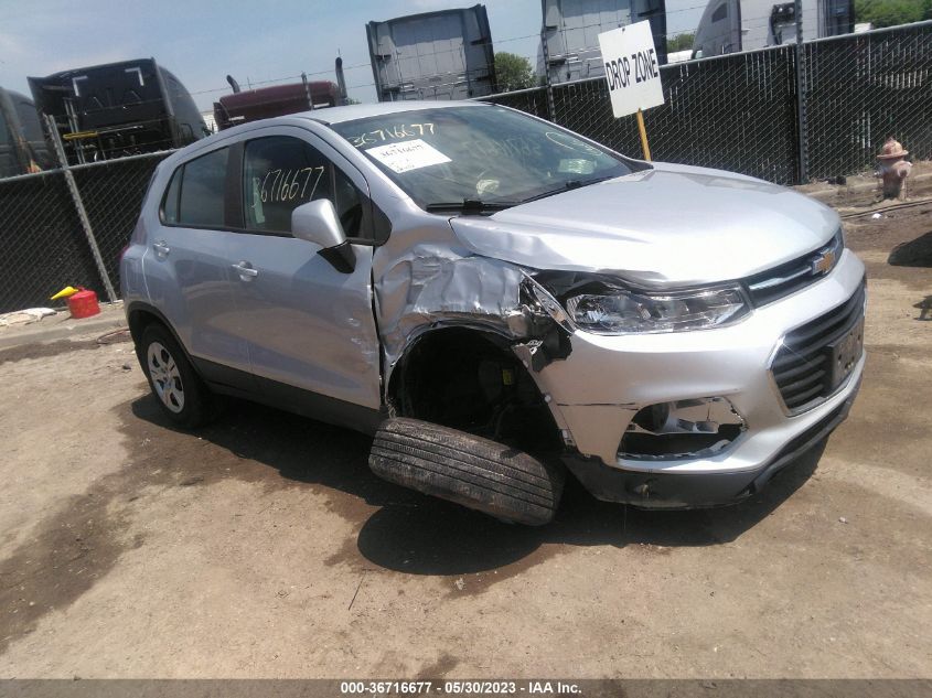 2019 CHEVROLET TRAX LS - 3GNCJKSB8KL169412