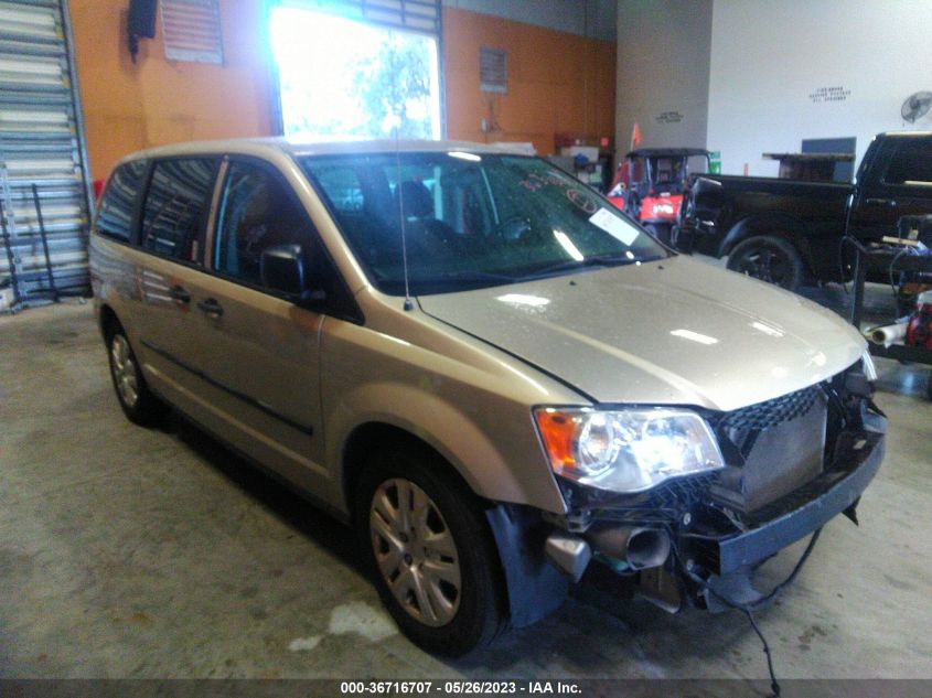 2013 DODGE GRAND CARAVAN AMERICAN VALUE PKG - 2C4RDGBG3DR757095