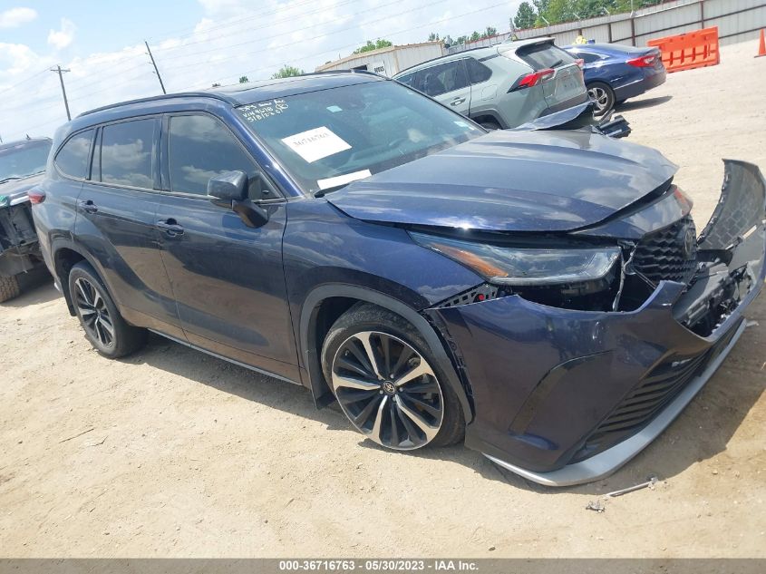 2021 TOYOTA HIGHLANDER XSE - 5TDLZRAHXMS069678