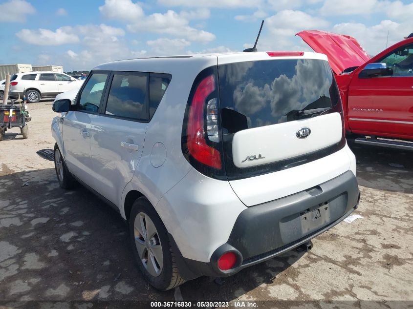 2016 KIA SOUL BASE - KNDJN2A22G7308290