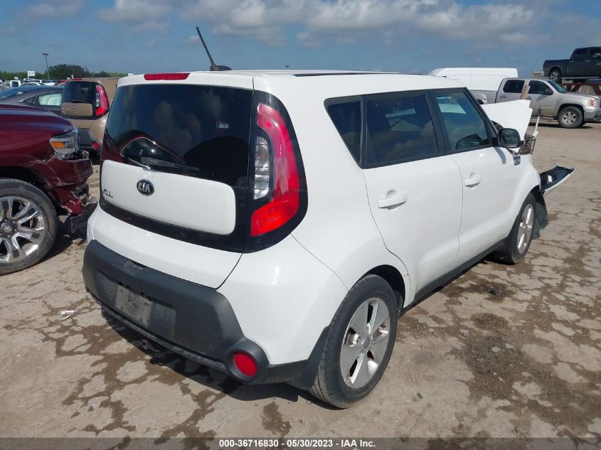 2016 KIA SOUL BASE - KNDJN2A22G7308290