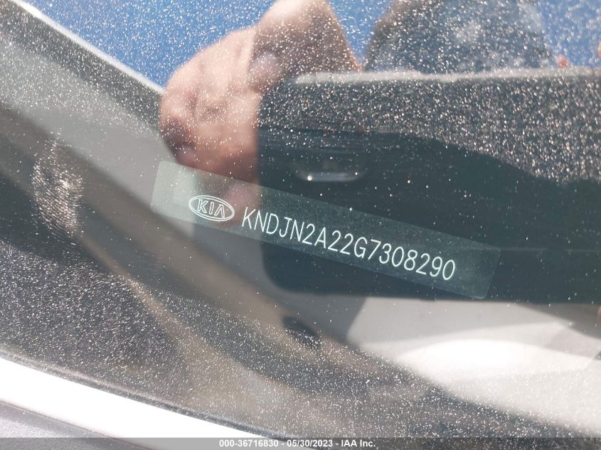 2016 KIA SOUL BASE - KNDJN2A22G7308290