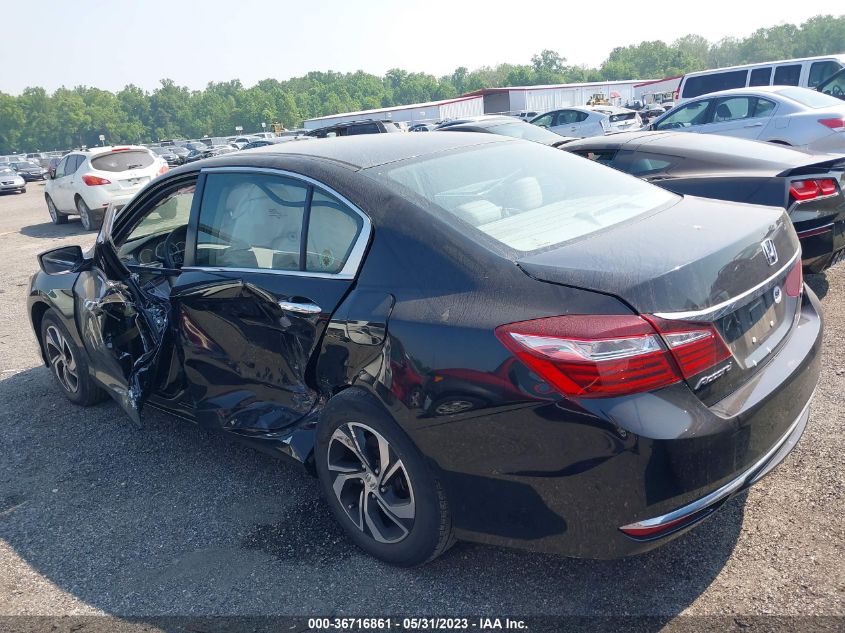 2016 HONDA ACCORD SEDAN LX - 1HGCR2F33GA224014