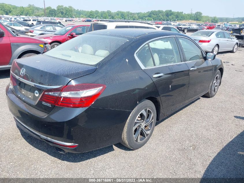 2016 HONDA ACCORD SEDAN LX - 1HGCR2F33GA224014