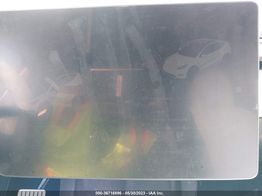 VIN 7SAYGDEF7NF489494 2022 TESLA MODEL Y PERFORMANCE