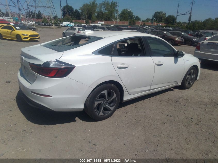 2022 HONDA INSIGHT EX 19XZE4F5XNE004400