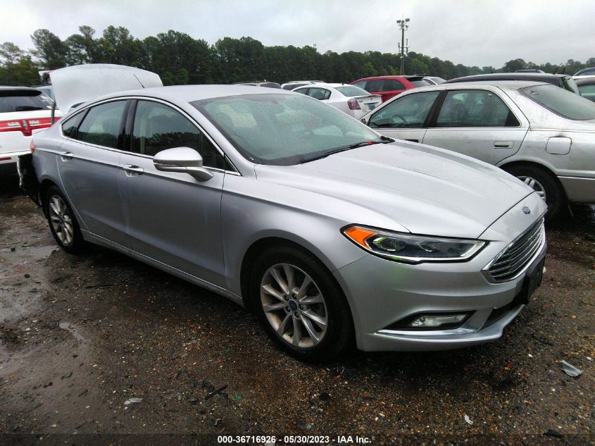 2017 FORD FUSION SE - 3FA6P0HD8HR279020