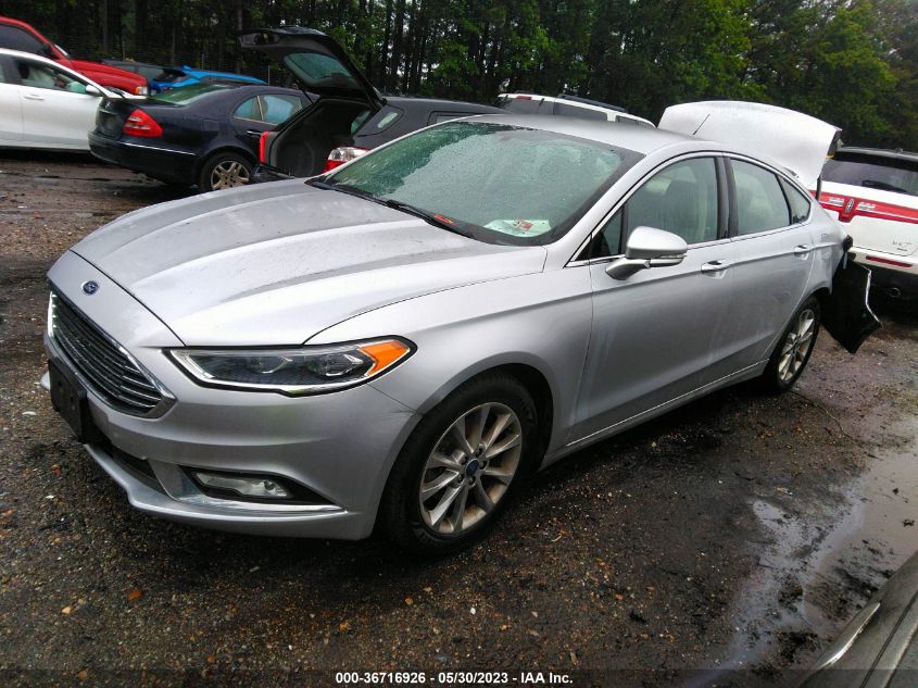 2017 FORD FUSION SE - 3FA6P0HD8HR279020