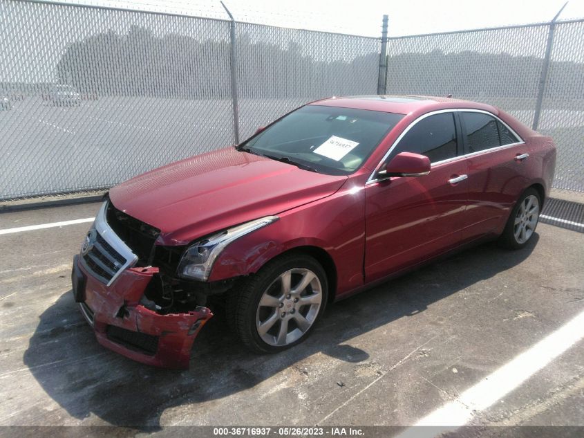 2013 CADILLAC ATS LUXURY - 1G6AH5RX1D0137855
