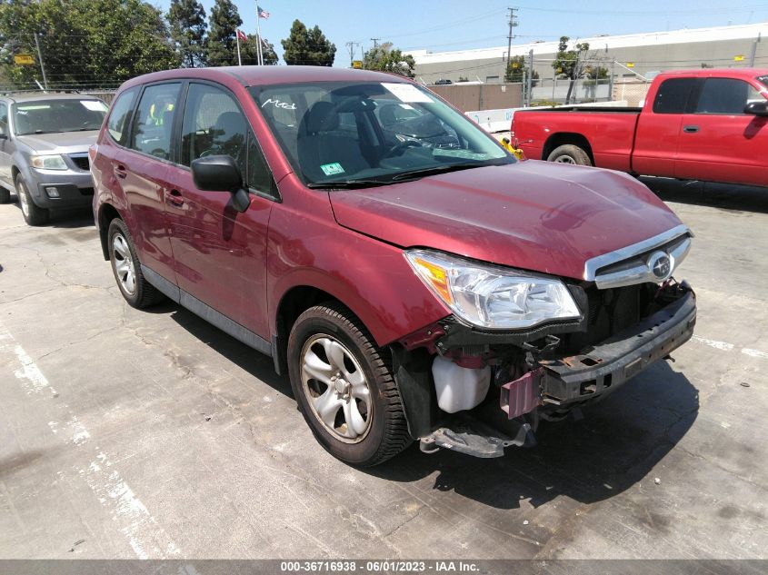 2014 SUBARU FORESTER 2.5I - JF2SJAAC8EH484594