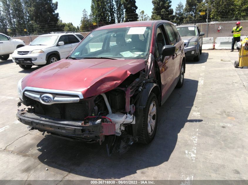 2014 SUBARU FORESTER 2.5I - JF2SJAAC8EH484594