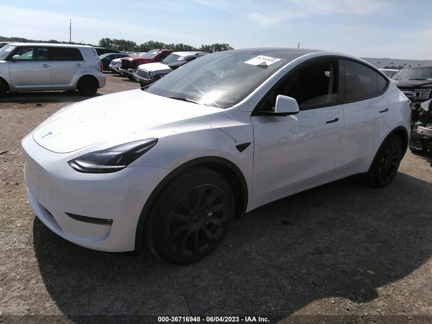 VIN 7SAYGAEEXPF750626 2023 TESLA MODEL Y LONG RANGE