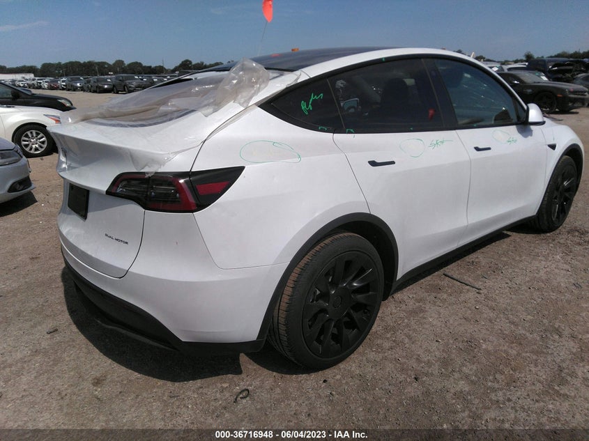VIN 7SAYGAEEXPF750626 2023 TESLA MODEL Y LONG RANGE