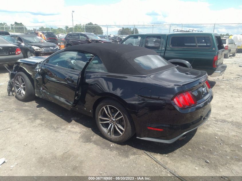 2017 FORD MUSTANG ECOBOOST PREMIUM - 1FATP8UH4H5287547