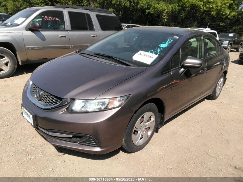2015 HONDA CIVIC SEDAN LX - 19XFB2F55FE037385