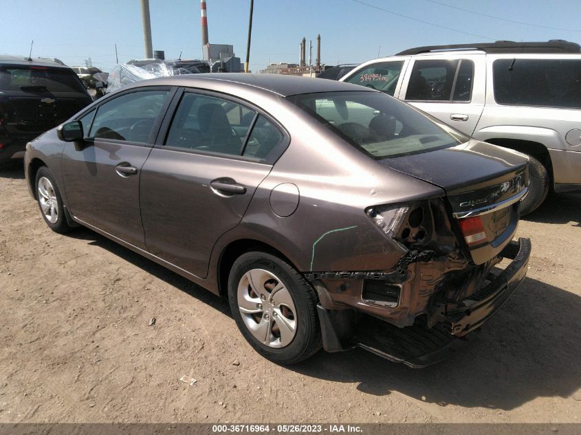 2015 HONDA CIVIC SEDAN LX - 19XFB2F55FE037385