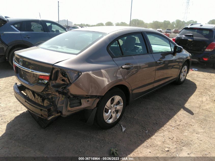 2015 HONDA CIVIC SEDAN LX - 19XFB2F55FE037385