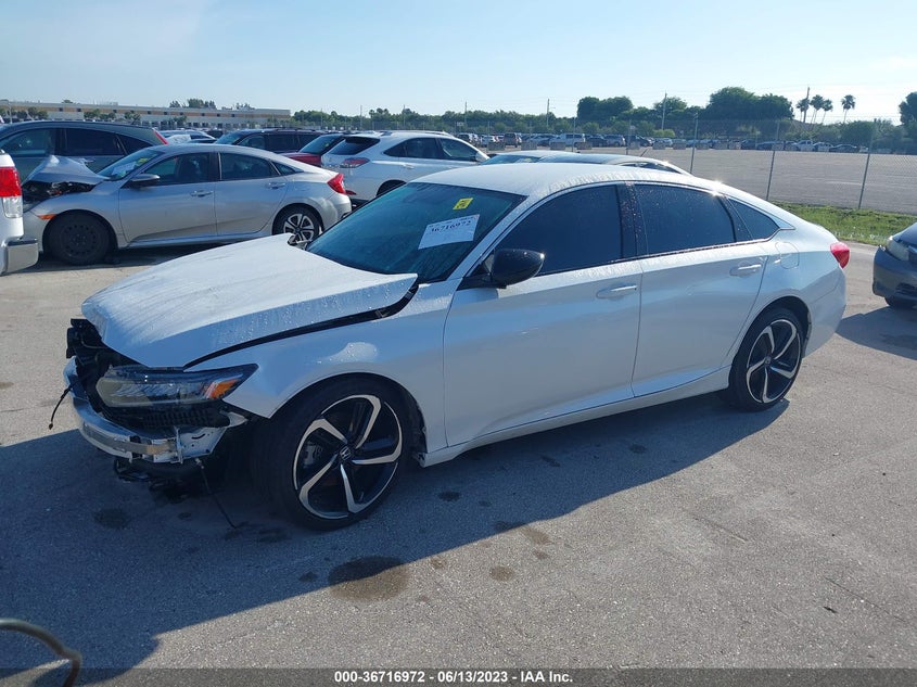 VIN 1HGCV1F30NA002016 2022 HONDA ACCORD SEDAN SPORT
