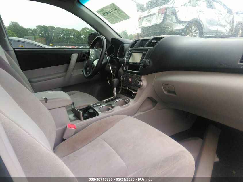 2013 TOYOTA HIGHLANDER - 5TDZA3EH8DS038132