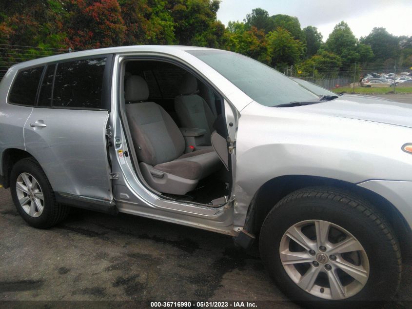 2013 TOYOTA HIGHLANDER - 5TDZA3EH8DS038132