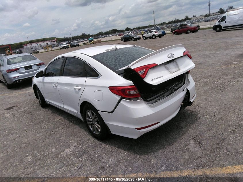 2016 HYUNDAI SONATA 2.4L SE - 5NPE24AF6GH304053