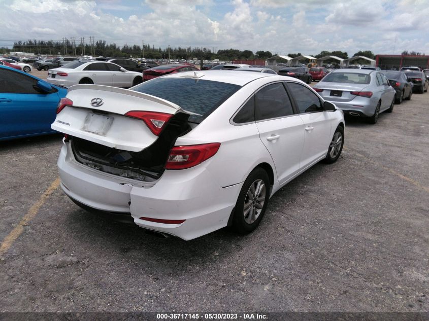 2016 HYUNDAI SONATA 2.4L SE - 5NPE24AF6GH304053